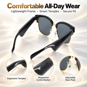 Gafas Inteligentes con Audio 5.3, 15M, 120mAh, 6-8H de Música, Fotocromáticas, UV400, Bloqueo de Luz Azul, 35g, Llamadas Nítidas - Product Image 6
