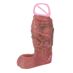 Préservatifs de massage <span class=keywords><strong>pour</strong></span> agrandisseur de <span class=keywords><strong>pénis</strong></span>, extension en silicone, jouet sexuel, préservatifs réalistes et réutilisables - Product Image 5