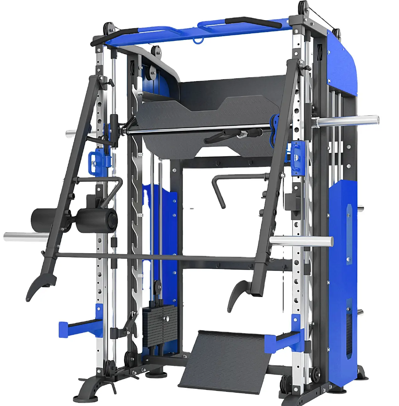 Cross Over Training Squat Fitness Rack Cage Equipment Station Home Smith Machine Multifunctional Gym