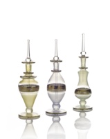 Flacon de parfum de luxe artisanal égyptien, en verre soufflé à la main, rechargeable, flacon d'attar GRAND BAZAAR ÉGYPTE, décoration de mariage, cadeau
