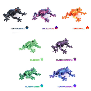 Rana Impresa en 3D, Rana Realista en 3D, Mini Animal Flexible y Adorable, Juguete Articulado Pequeño para Aliviar el Estrés, para Adultos - Product Image 6