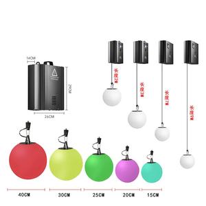 Cinetica LED Lifting Ball RGB colorato DMX512 controllo corpo in alluminio con materiale plastico Wedding Stage Lighting - Product Image 2