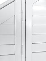 Volets intérieurs en PVC de haute qualité LIVING SPACE, volets modernes en plastique, volets de plantation, volets anti-ouragan, directement de l'usine