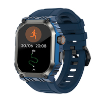 Reloj Inteligente GPS ODM con Pantalla Cuadrada TFT HD de 1.83 Pulgadas, Monitor de Ritmo Cardíaco, Monitor de Sueño, Brújula, Resistente al Agua IP68, para Deportes al Aire Libre