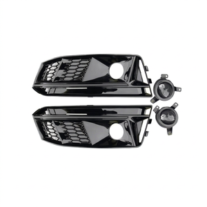PNB Audi <b>A4</b>/<b>A4</b> Avant B9 Front Grille Fog Light <b>Frame</b> <b>with</b> ACC 2017-2019 ABS New High Quality Easy Installation - Product Image 1