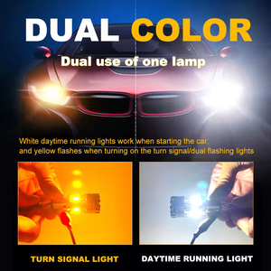 Tùy biến cao màu kép 1157/3157 CANBUS LED DRL Nhôm Xe Đèn pha Bóng đèn DRL LED ban ngày chạy ánh sáng cho BMW E46 - Product Image 5