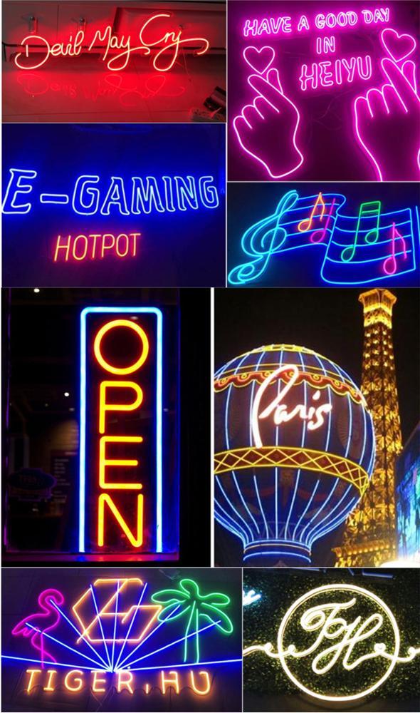 16.4FT/5M LED Neon Rope Tube Light 9*18mm SMD RGB LED Flexible Neon 110V 220V IP67 Waterproof with Remote Controller and Adapter · image 5