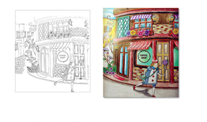 <span class=keywords><strong>Libro</strong></span> de <span class=keywords><strong>colorear</strong></span> de alta calidad con estampado de bosque mágico <span class=keywords><strong>para</strong></span> niños y adultos - Product Image 6