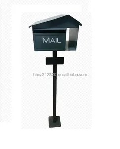 Cast Aluminum Iron Free Standing Mailbox Post Box Letter Box Mail Box Postbox Letterbox