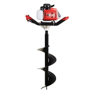 Perceuse à essence industrielle puissante pour le bricolage, tarière pour poteaux, foret pour clôtures, extension de tarière, embouts de tarière pour plantation d'arbres, en aluminium - Product Image 1