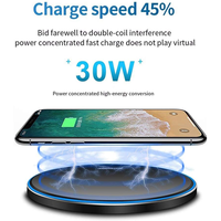 Chargeur, chargeur sans fil 30W Max pour iPhone, Galaxy, Google Pixel, LG et plus, produit très vendu