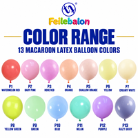 Ballons en latex macaron en gros, 12 pouces, 100 unités, CE/EN71/BSCI OEM/ODM - pour fournitures de fête d'anniversaire et de baby shower