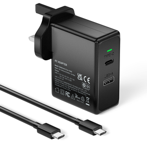 Cargador USB de 65W con PD, Adaptador de Carga Rápida USB C para Teléfono Móvil, Cargador de Pared con Carga Rápida 3.0 para iPhone - Product Image 1