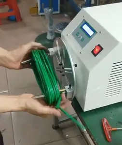 Cable Coiling Machine Semi-automatic Wire Winding Machine Small Cable Winding Round Shape Or 8 Shape Coil Machine