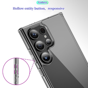 Custodia protettiva sottile morbida antiurto per PC posteriore trasparente per <span class=keywords><strong>Samsung</strong></span> S24 iphone iphone Anti giallo paraurti custodia per <span class=keywords><strong>Samsung</strong></span> S24 23 - Product Image 6