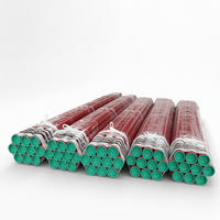Tuyau rainuré DN100 DN150 en acier au carbone peint rouge Sch40 pour la protection incendie et les hydrants