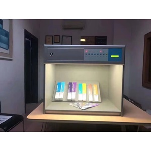 Caja de luz de laboratorio para colores, máquina de combinación de colores de plástico y tela, gabinete de evaluación de color con 4 luces - Product Image 1