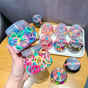 Anillo para el Cabello de Niñas en Colores Pastel, Coletero de Poliéster y Elastano de Alta Elasticidad con Diseño Circular - Product Image 2