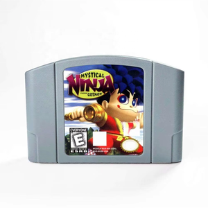 Mystical Ninja con <span class=keywords><strong>Goemon</strong></span> para Nintendo para N64, Cartucho de Juego Versión NTSC de EE. UU., Tarjeta de Juego de Plástico para Consolas de Videojuegos de 64 Bits - Product Image 1