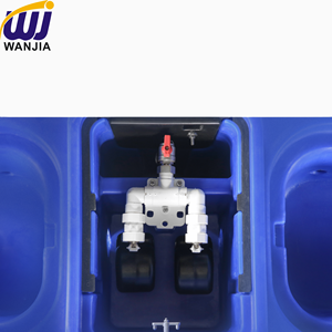 Abreuvoir pour bétail WANJIA, 36V, en <span class=keywords><strong>plastique</strong></span> chauffé, 2 trous, abreuvoir automatique pour vaches, pour utilisation à la ferme - Product Image 2