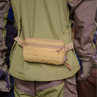 Bolsa Táctica de Cintura con Sistema Molle, Portátil, con Cierre de Nylon y Logotipo Personalizado, Multifuncional para Deportes y Actividades al Aire Libre