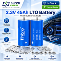 Untuk Penjualan Langsung Pabrik LTO 66160H 45Ah 2.3V Sel Baterai Semi-solid State 18650 25000 Siklus untuk Mobil