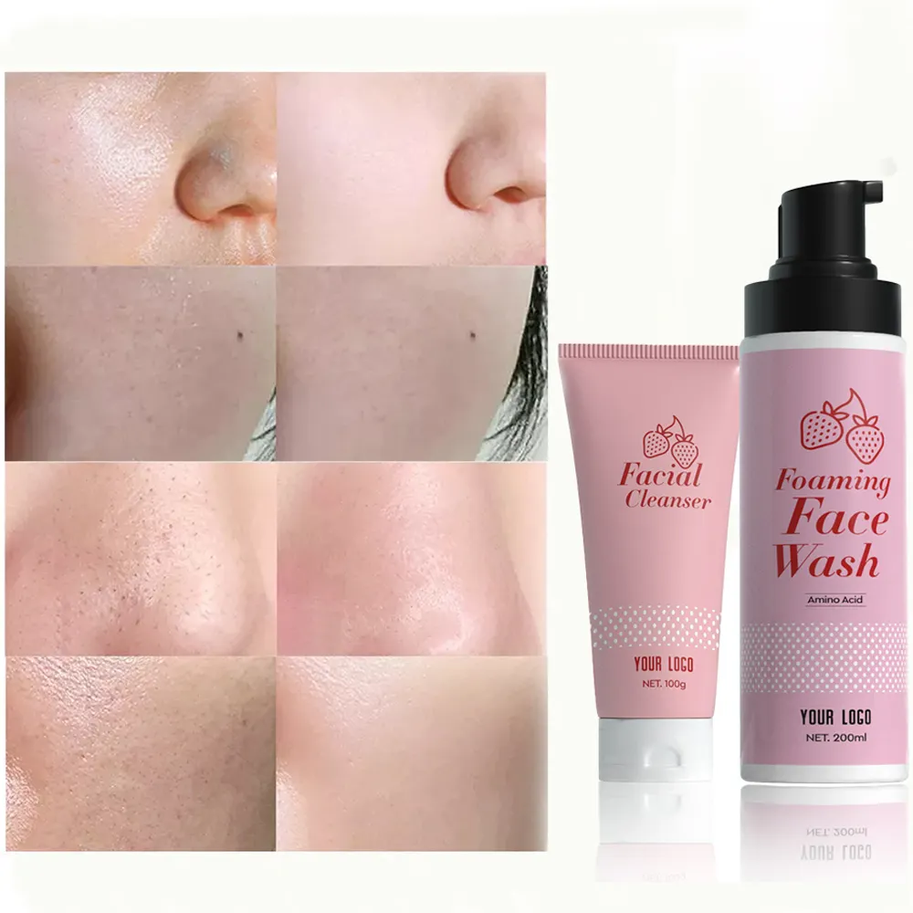 Wholesale Factory Price Skin Care Moisturizing Whitening Deep Cleaning pore cream simple face wash facial cleanser for women