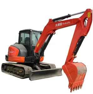 Used mini Kubota KX165 Excavators for sale at a low price 5 tons of high-quality Kubota excavators