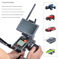 Radiolink RC6GS V3 2.4G 7CH Émetteur RC FHSS Télécommande pour Voiture RC, Bateau, Véhicule à Chenilles, Robot, Suivi de la Tête et FPV
