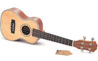 Ukelele acústico de 23 pulgadas al por mayor, juguetes musicales de Educación Temprana de cuatro cuerdas, cuerdas de nailon para ukelele, juguete con música