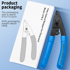 COMPTYCO CFS-3, outil de dénudage de câbles multifonctionnel haute précision à 3 ports, outil de dénudage FTTH, dénudeur de <span class=keywords><strong>fibre</strong></span> optique nue, dénudeur de <span class=keywords><strong>fibre</strong></span> optique en cuir - Product Image 6