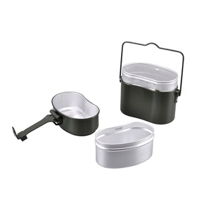 Wholesale New Item Portable Aluminum Camping Cookware <strong>Mess</strong> <strong>Kit</strong> - Product Image 1