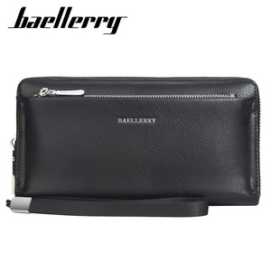 Baellerry <b>Men's</b> Long <b>Wallet</b> Pu Leather Large Capacity Zipper <b>Wallet</b> Everyday Use - Product Image 5
