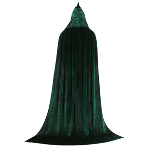 Capa de Diablo con Capucha, Larga, de Terciopelo Ecológico, Disfraz de Halloween para Adultos, Disfraces de Cosplay de Navidad - Product Image 6
