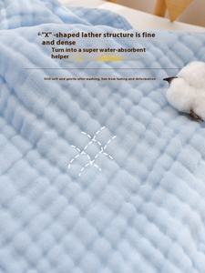 Motif de dessin animé coton gaze à six couches <span class=keywords><strong>serviette</strong></span> de bain nouveau-né bébé couverture de bain couverture enfants infantile bain emballage Unique à six couches - Product Image 3