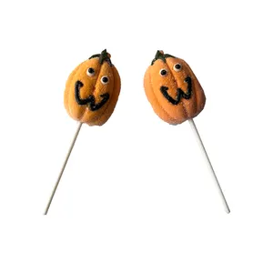 Halloween Pumpkin Shape Marshmallow Cartoon Marshmallow Sweet Soft Marshmallow