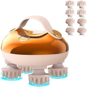 Head <b>Massager</b> Ipx-7 Waterproof <b>Silicone</b> <b>Scalp</b> <b>Massager</b> Bathroom Head Kneading - Product Image 1