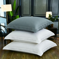 Drap-housse gris-bleu à poches profondes, tissu doux de qualité supérieure, ajustement parfait, vente en gros pour la maison ou l'hôtel