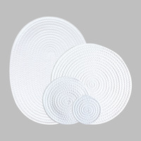 Tapis de cuisine moderne en corde de coton tressée de haute qualité, écologique, lavable en machine, pour dessous de verre et dessous de plat, idéal pour la cuisson.