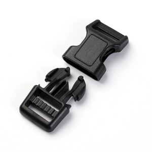 Hebilla de liberación lateral de plástico negro de 20 mm, ajustable y duradera para bolsos - Product Image 3