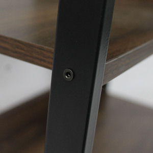 Bookshelf, <strong>Tall</strong> Bookcase With 2 Storage Drawers, Industrial Display Standing <strong>Shelf</strong> <strong>Units</strong> for Living Room Home Office - Product Image 4