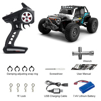 Camioneta RC Pro Drift 4X4 sin Escobillas, 70 km/h, Alta Velocidad, Aleación de Metal, Control Remoto, con Luces LED