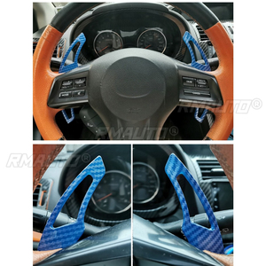 แป้นเปลี่ยนเกียร์คาร์บอนไฟเบอร์สำหรับ Subaru Forester XV Outback BRZ GT86 ชุดแต่งพวงมาลัย - Product Image 1