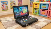 Console d'arcade portable pliable à grand écran de 24 pouces, 2 joueurs, Pandora Box 26800 jeux, console de bar pliable pour arcade à domicile