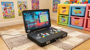 Máquina Arcade Portátil Plegable de 24 Pulgadas con Pantalla Grande, 2 Jugadores, <span class=keywords><strong>Pandora</strong></span> Box con 26800 Juegos, Consola Tipo Bartop Abatible para Arcade en Casa - Product Image 6