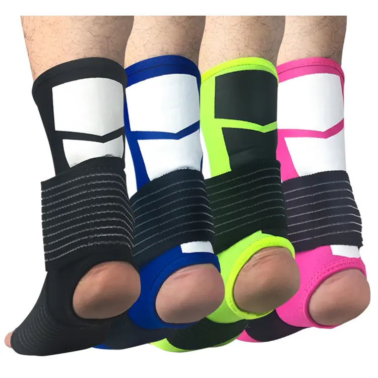 Logo personalizzato plantare del piede della caviglia brace di protezione avvolto banda calze a compressione del manicotto di sostegno per dolori articolari recupero di lesioni