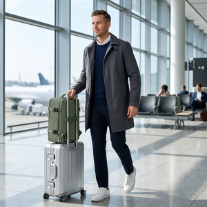 Mochila Expandible de Viaje para Portátil de 45L con Puerto de Carga USB para Viajes de Negocios y Desplazamientos Diarios - Product Image 6