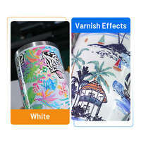 Imprimante UV cylindrique sur bouteilles en plastique 360 rouleau rond Machine d'impression bouteille tasse porte-stylo imprimante de bouteille UV
