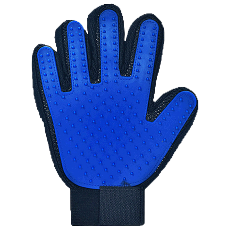 Pet hair removal gloves brush