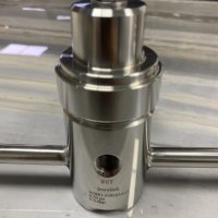 Régulateur de pression chauffé à la vapeur compact, échangeur de chaleur en spirale, corps en 316L, options de pression réglables, CV 1/2\" 1/4\"